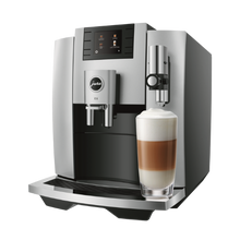 Afbeelding uploaden naar galerij, Jura 8 Moonlight Silver koffiemachine zijkant