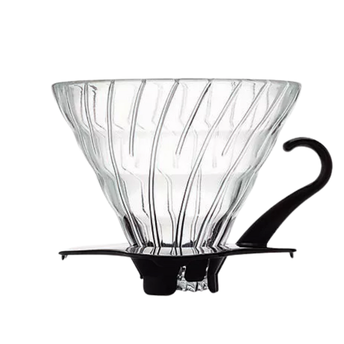 transparante filterhouder voor V60 koffiezetapparaat